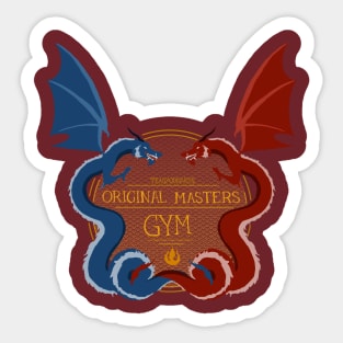 Original Masters Gym-no lines Sticker